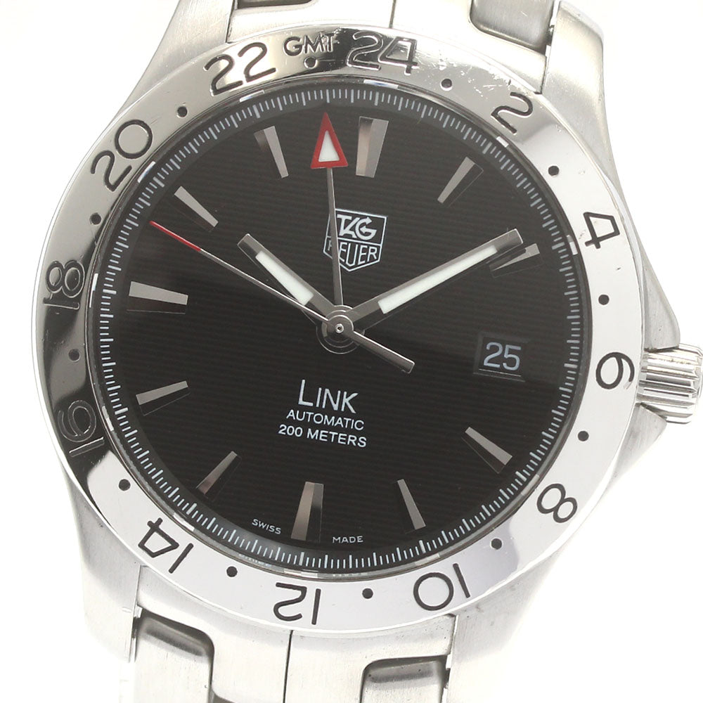 TAG HEUER Link WJF2116 GMT date Black Dial Automatic Men's Watch_882708