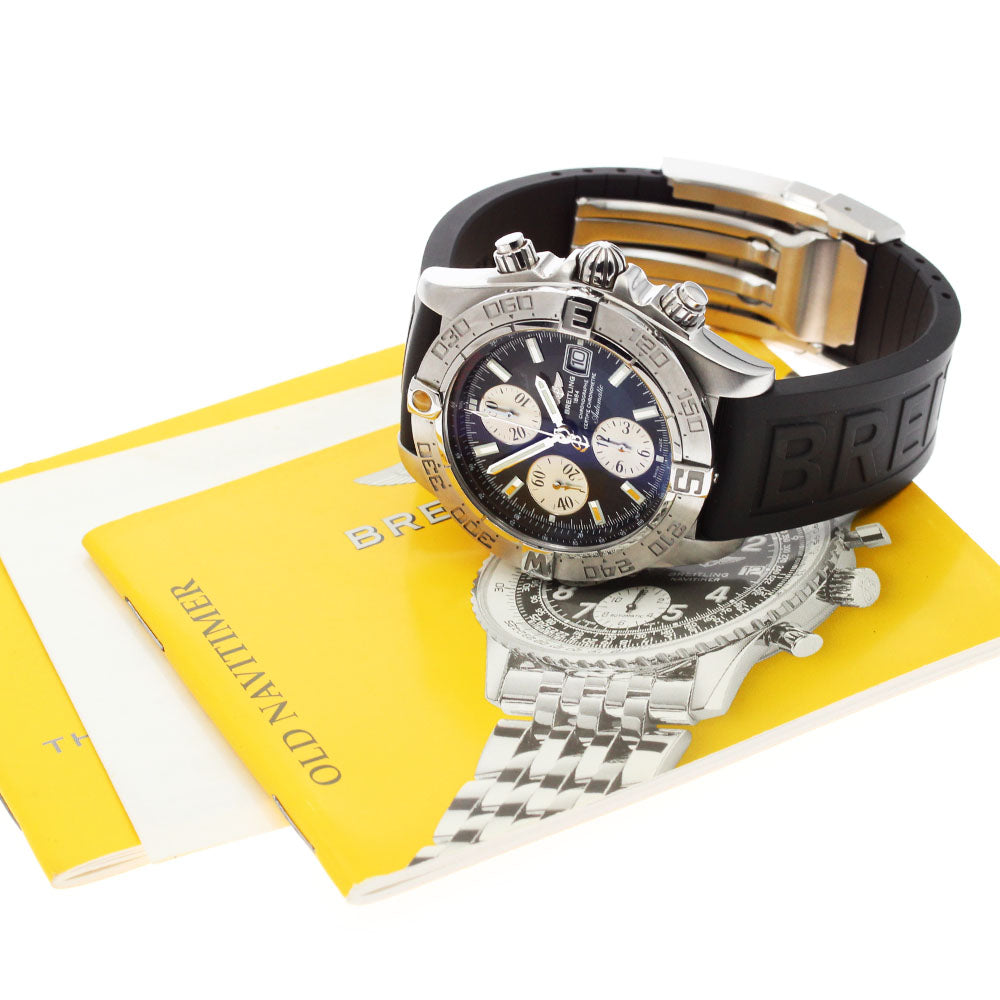 BREITLING Galactic A13364 Chronograph Date black Dial Automatic Men's_882716
