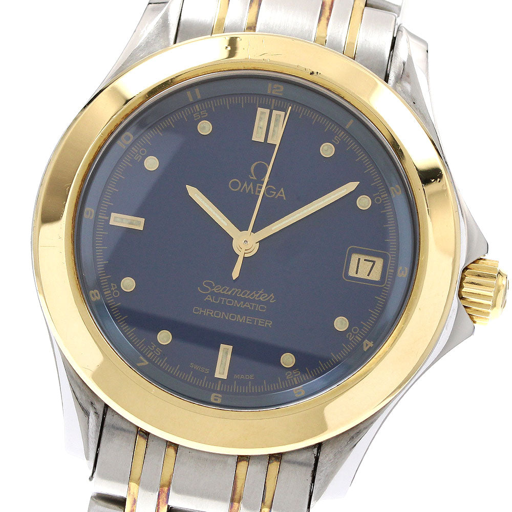 OMEGA Seamaster120 2301.80 Date Navy Dial Automatic Men's Watch_882719