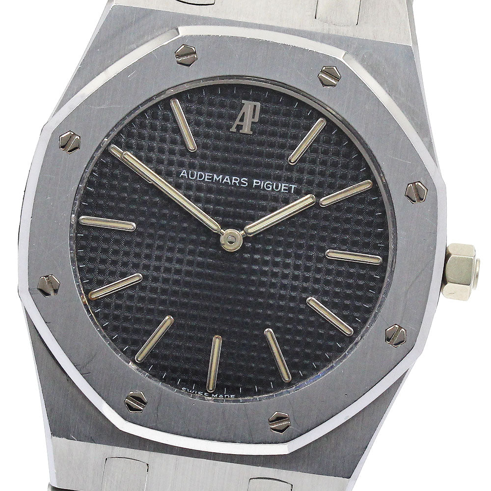 AUDEMARS PIGUET Royal oak black Dial Quartz Men's Watch_882731