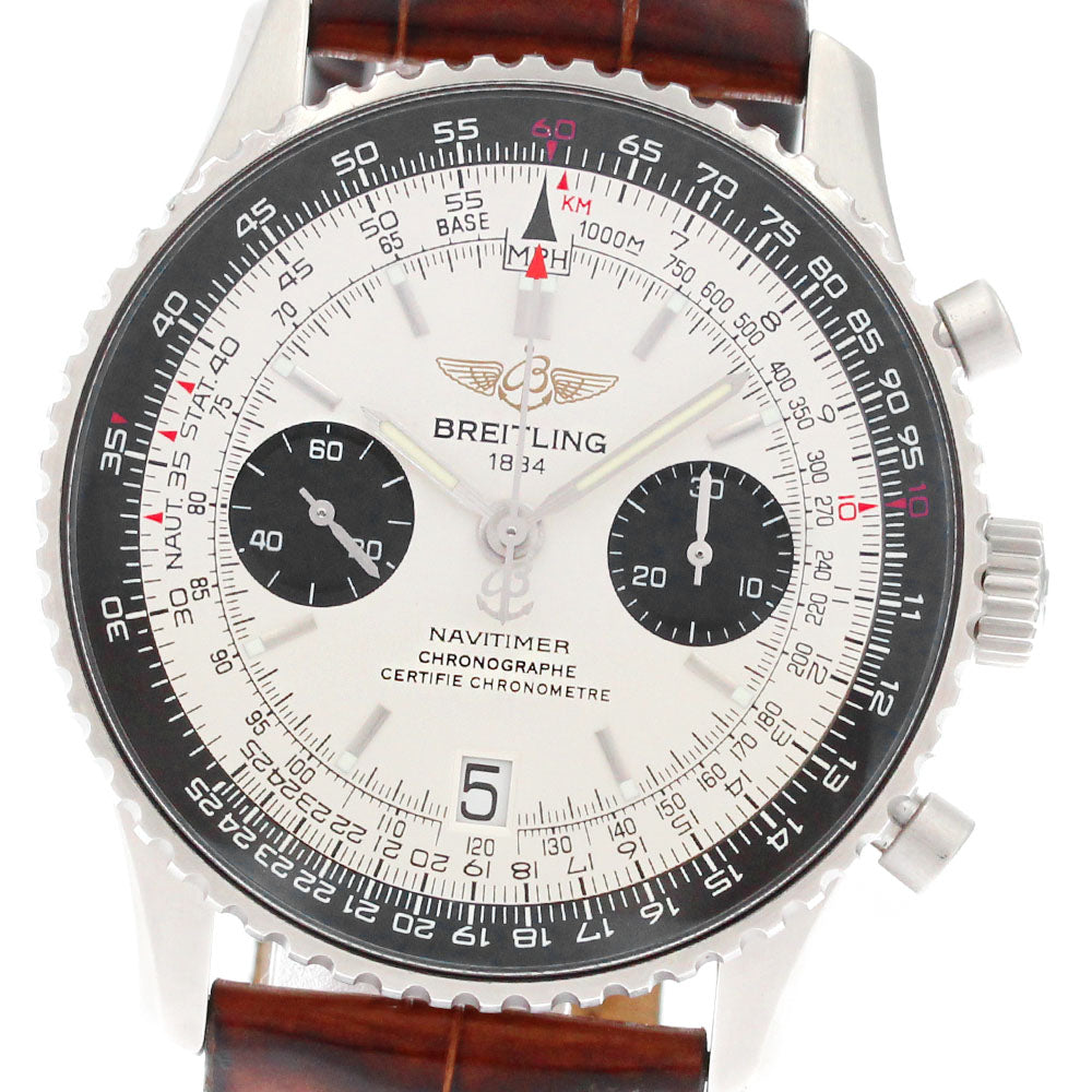 BREITLING Navitimer05 A23330 Chronograph Japan limited 400 Silver / Black Dial Automatic Men's Watch_882749