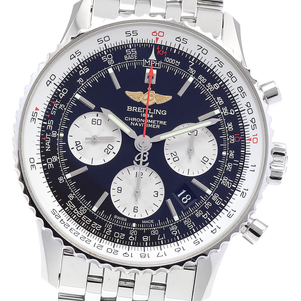 BREITLING Navitimer01 AB0120 Chronograph black Dial Automatic Men's Watch_882750