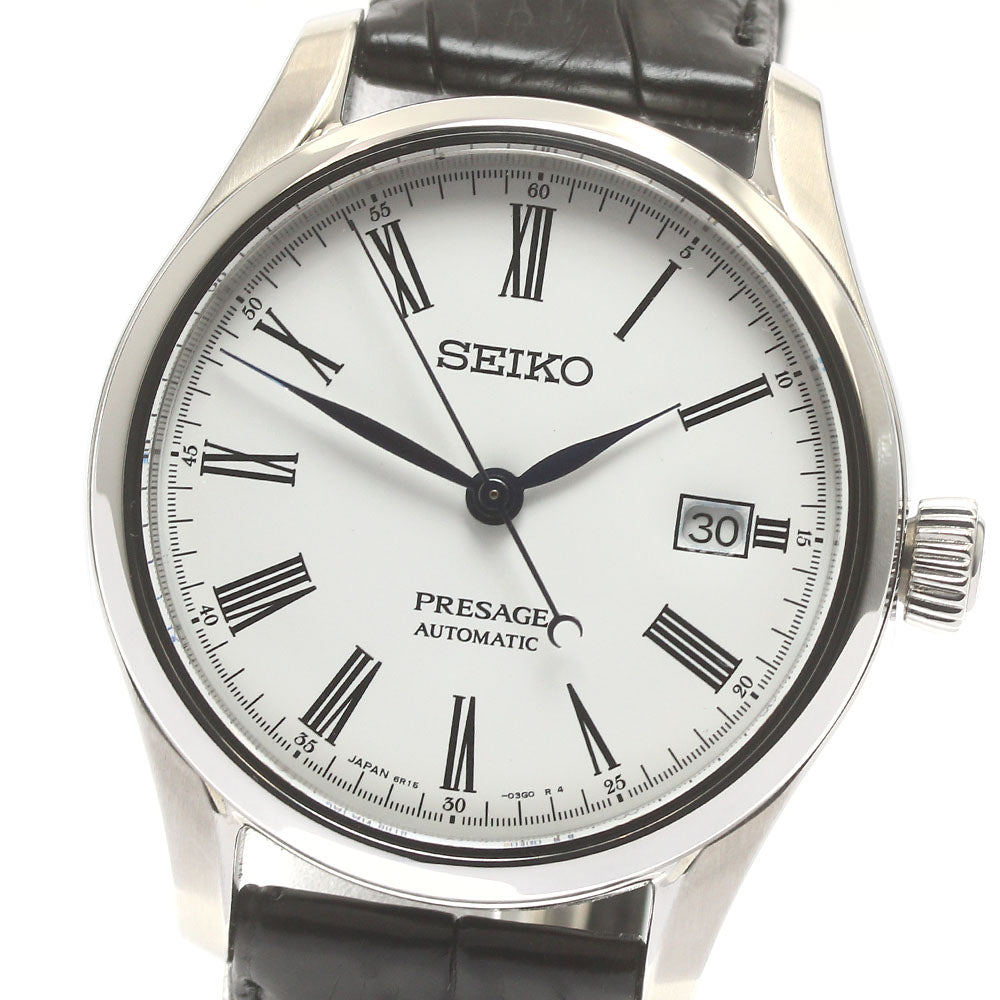 SEIKO Pureza SARX049/6R15-03V0 Date enamel dial white Dial Automatic Men's Watch_882751