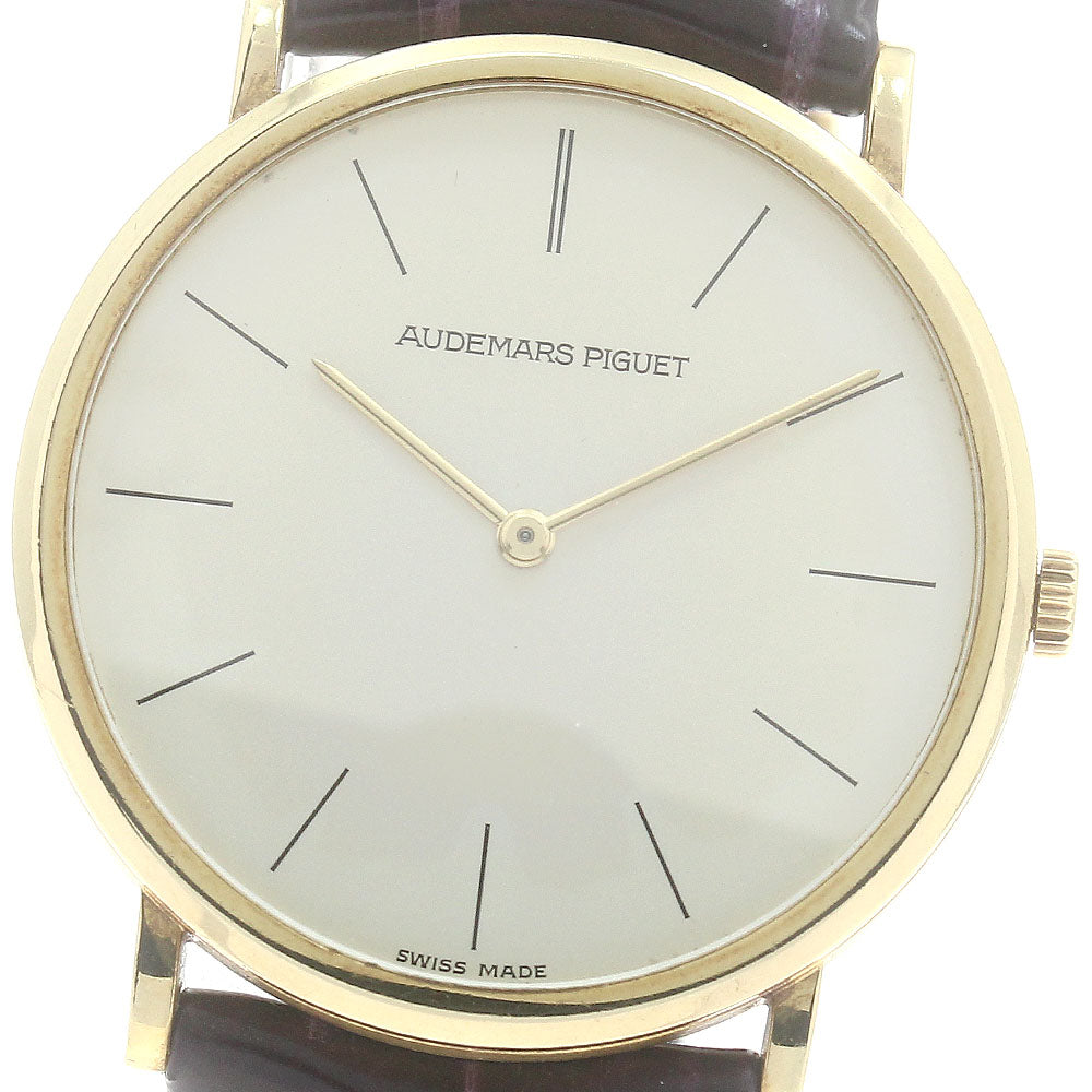 AUDEMARS PIGUET Extra flat K18YG Cal.2080 gold Dial Hand Winding Men's Watch_882776