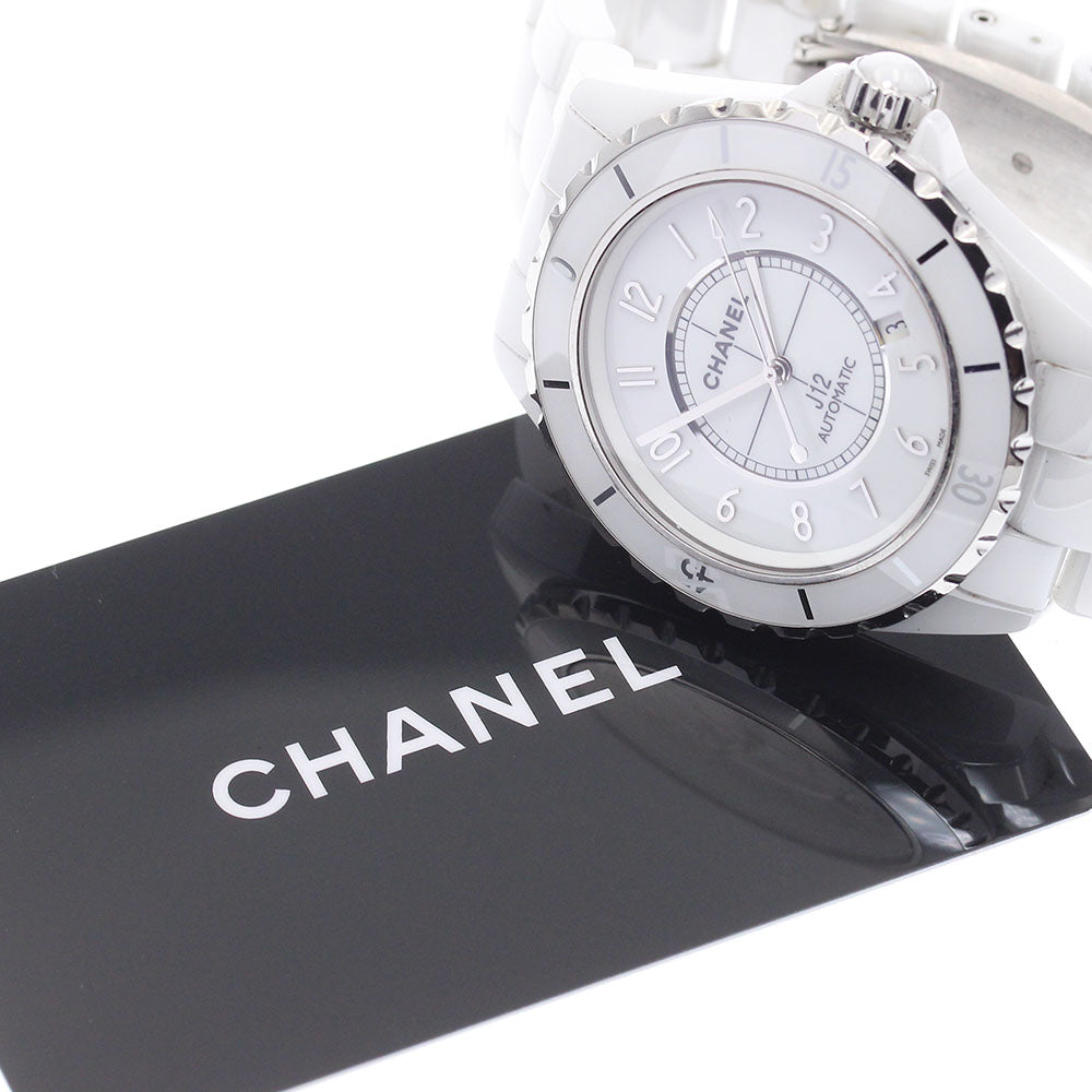 CHANEL J12 H2981 White Ceramic white Dial Automatic Men's Watch_882784