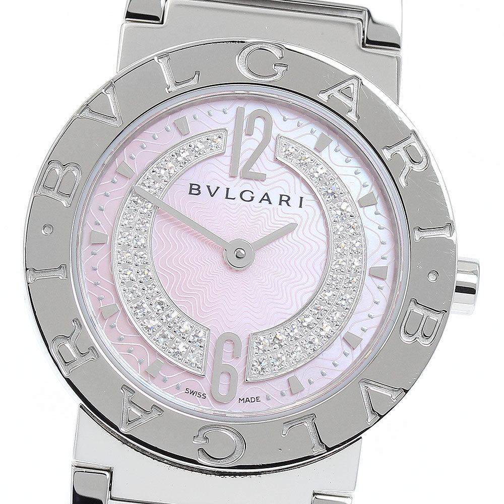 BVLGARI BVLGARIBVLGARI BB26SS Pink shell Pink shell Dial Quartz Ladies Watch_882788