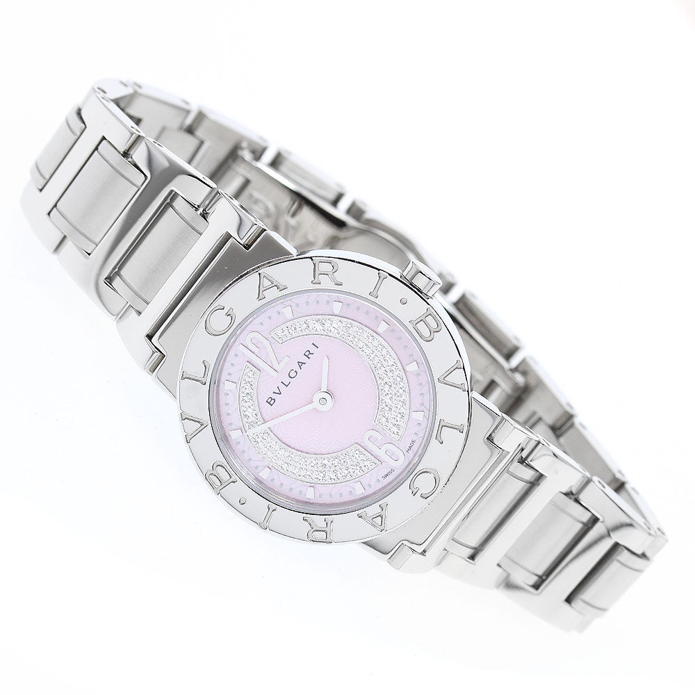 BVLGARI BVLGARIBVLGARI BB26SS Pink shell Pink shell Dial Quartz Ladies Watch_882788