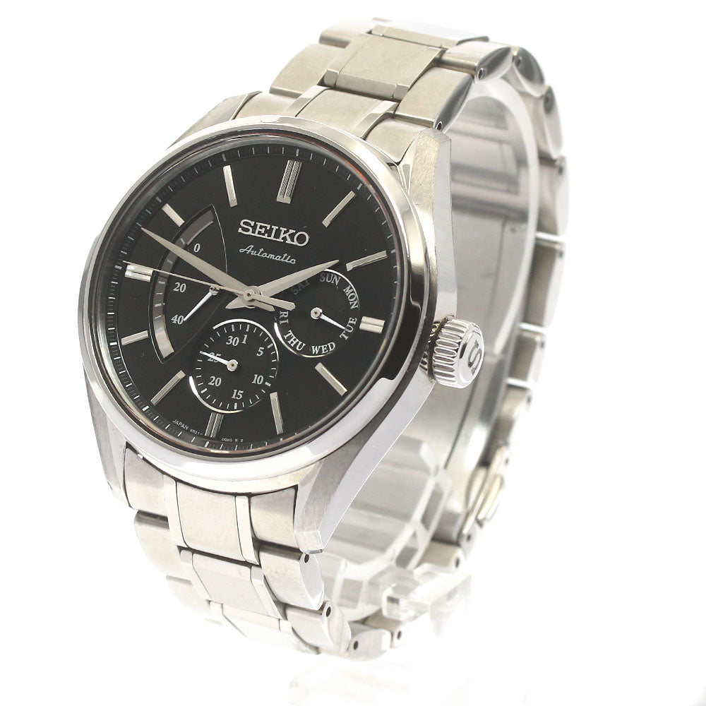 SEIKO Presage SARW023/6R21-01B0 Day date black Dial Automatic Men's Watch_882797
