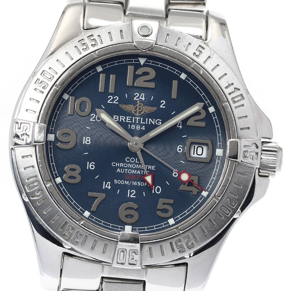 BREITLING Colt A32350 GMT Navy Dial Automatic Men's Watch_882828