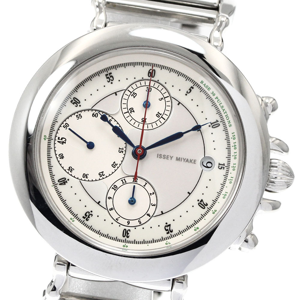 ISSEY MIYAKE INSETTO SILAC008 Chronograph Date Automatic Men's Watch_882837