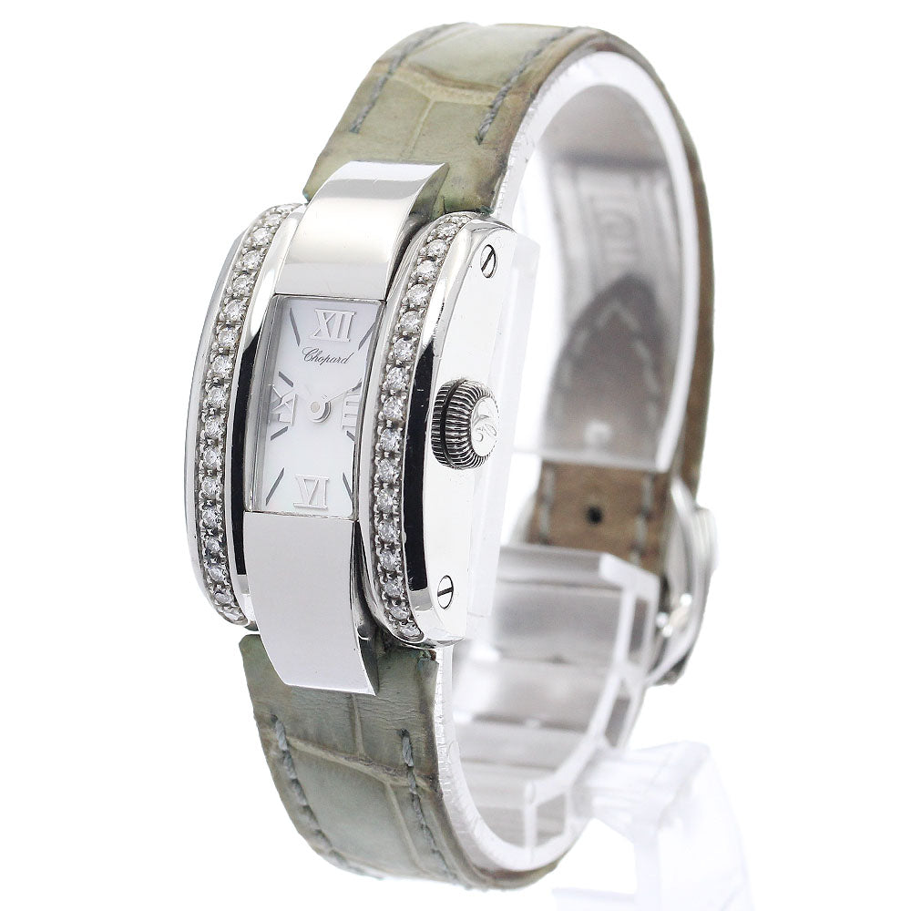 Chopard Rast Lada 41/8445-20 Diamond bezel, shell dial White shell Dial Quartz Ladies Watch_882842