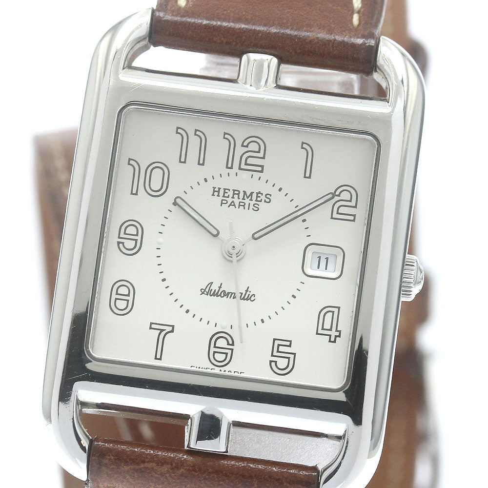 HERMES Cape Cod CC1.710 Double Tour Silver Dial Automatic Men's Watch_882847