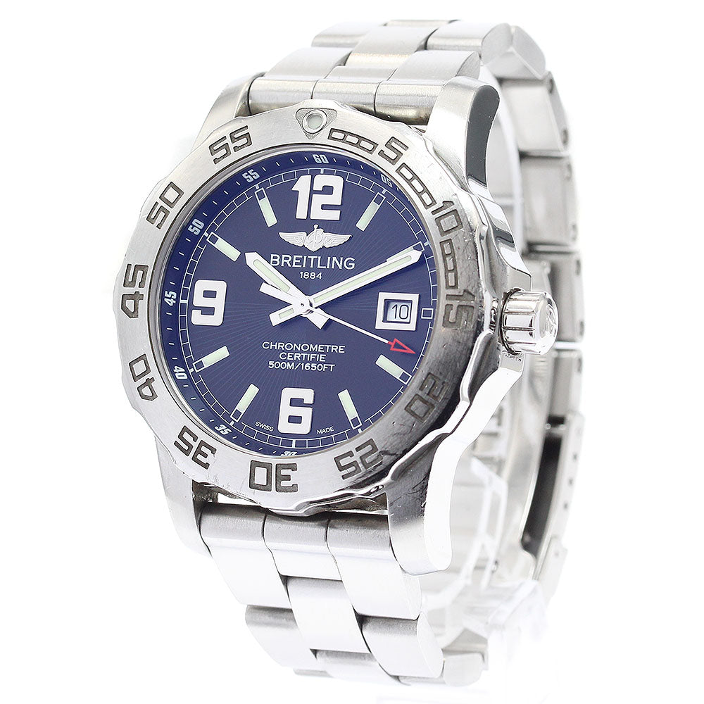 BREITLING Colt 44 A74387 Date Black Dial Quartz Men's Watch_882848