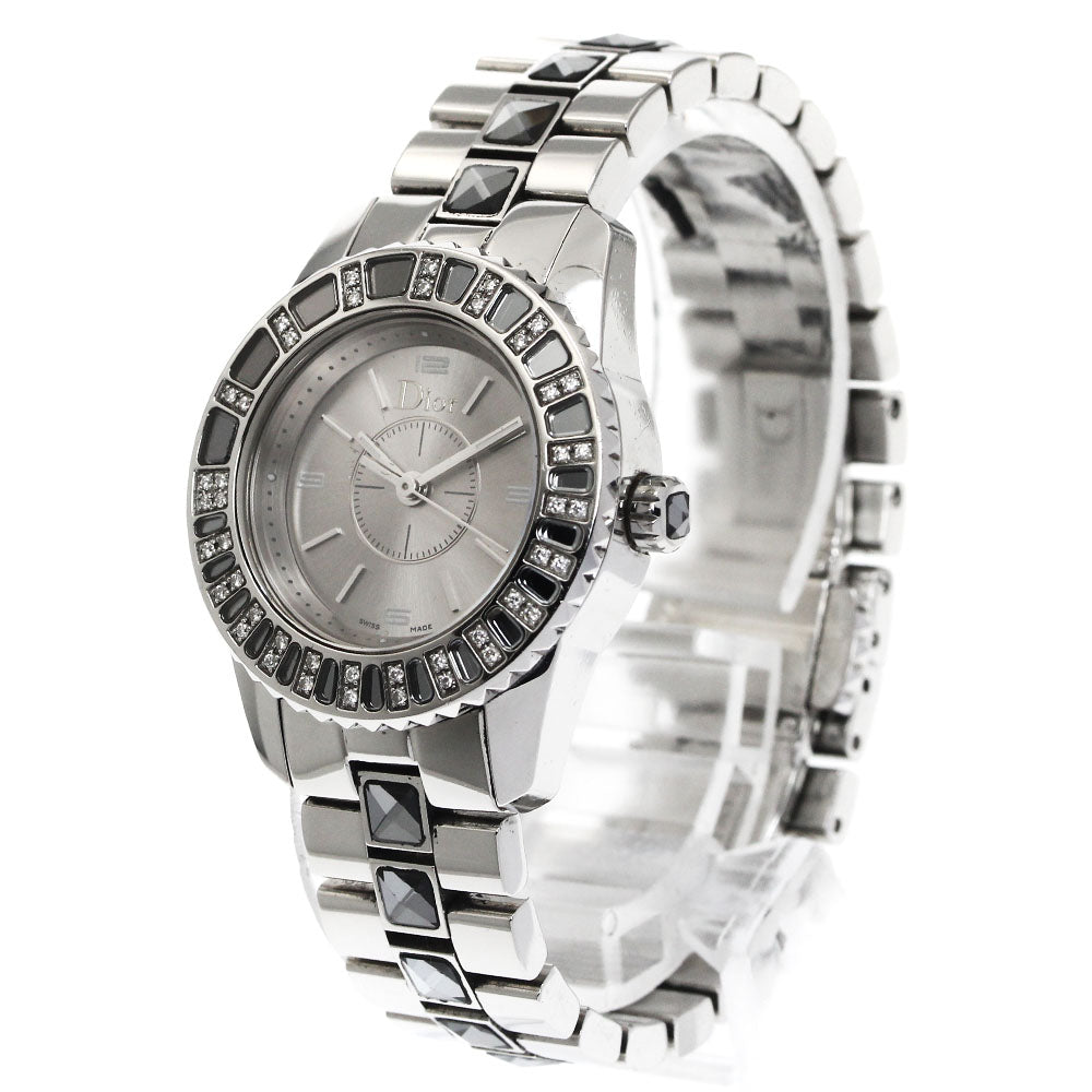 Christian Dior crystal CD112115 Diamond Bezel Quartz Ladies Watch_882861