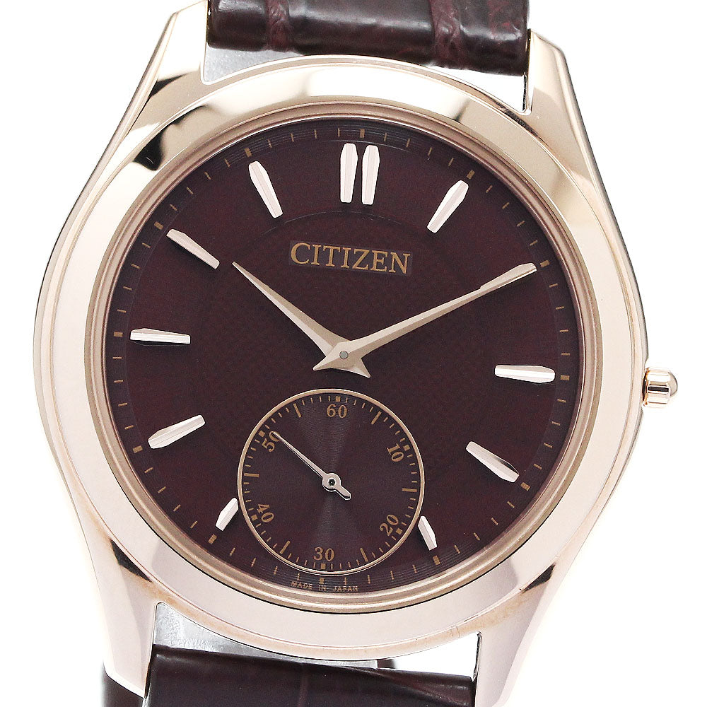CITIZEN Eco Drive One Small Second Model AQ5012-14W/8845-A5VHS03 Bordeaux Dial Solar Powered Men's Watch_882875