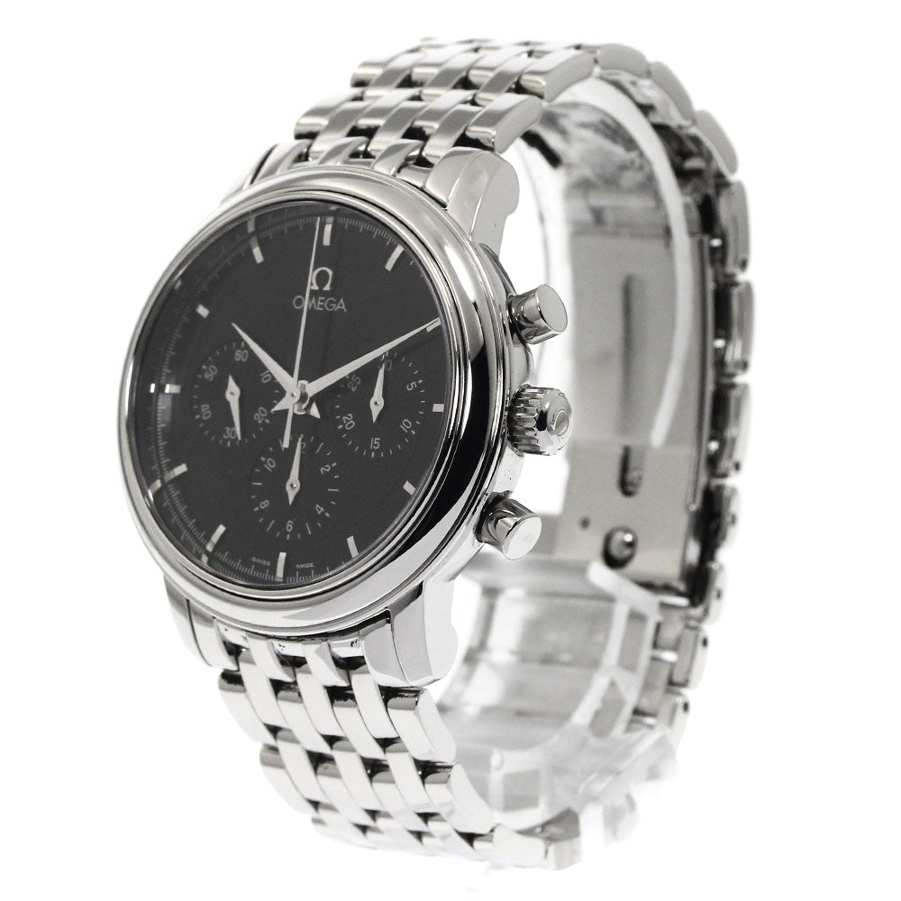 OMEGA De Ville Prestige 4540.51 Chronograph black Dial Hand Winding Men's_882877