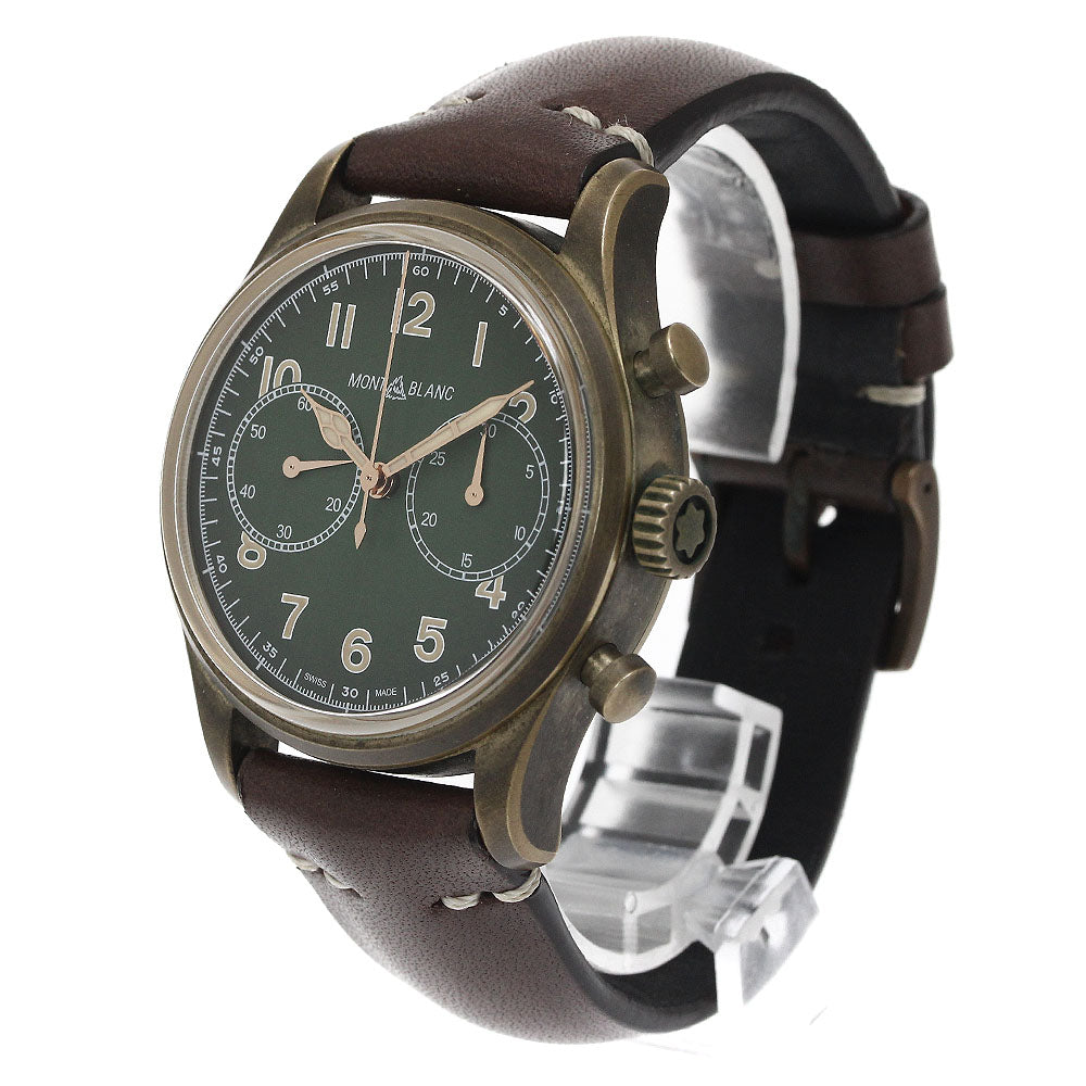 MONTBLANC 1858 MB119908 Chronograph Limited green Dial Automatic Men's_882880