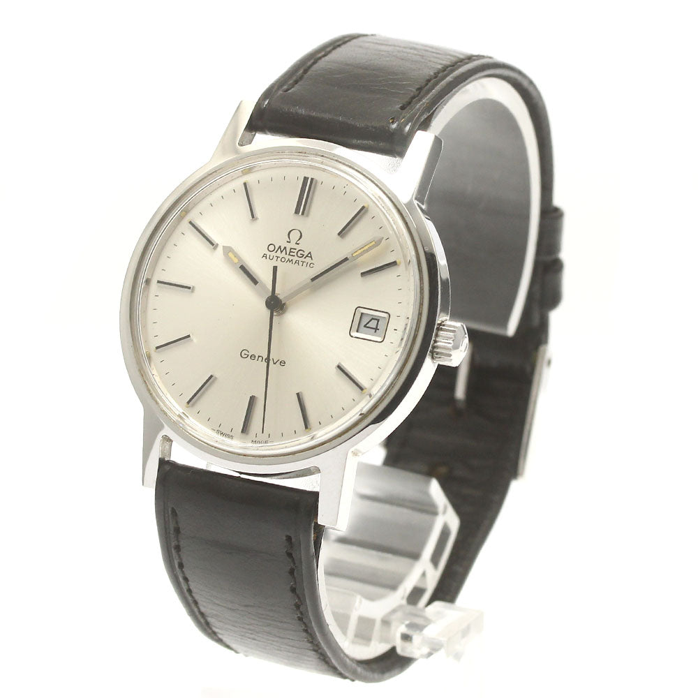 OMEGA Geneve 166.0163 Cal.1012 Date Silver Dial Automatic Men's Watch_882881