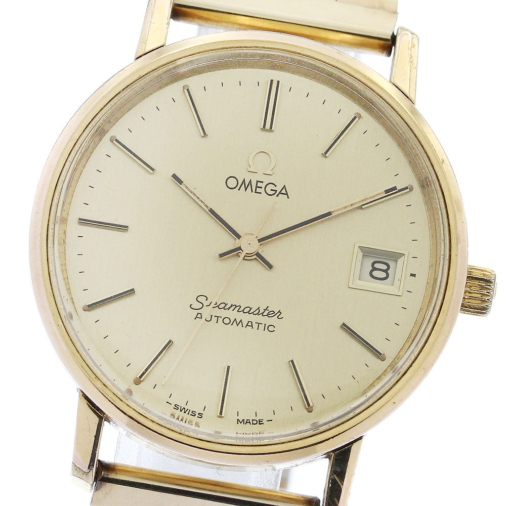 OMEGA 166.0202 Cal.1010 Date gold Dial Automatic Men's Watch_882886