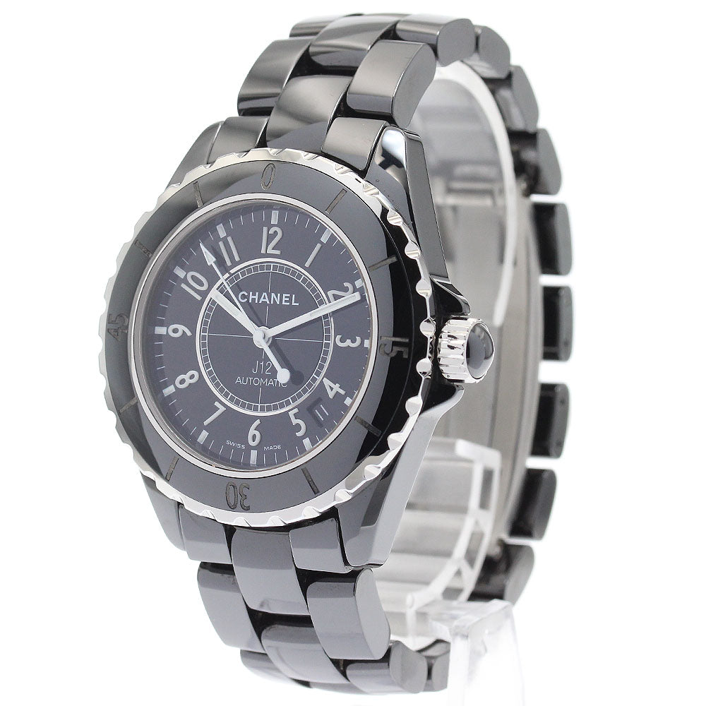 CHANEL J12 H0685 Date Black Ceramic 38MM black Dial Automatic Men's Watch_882892
