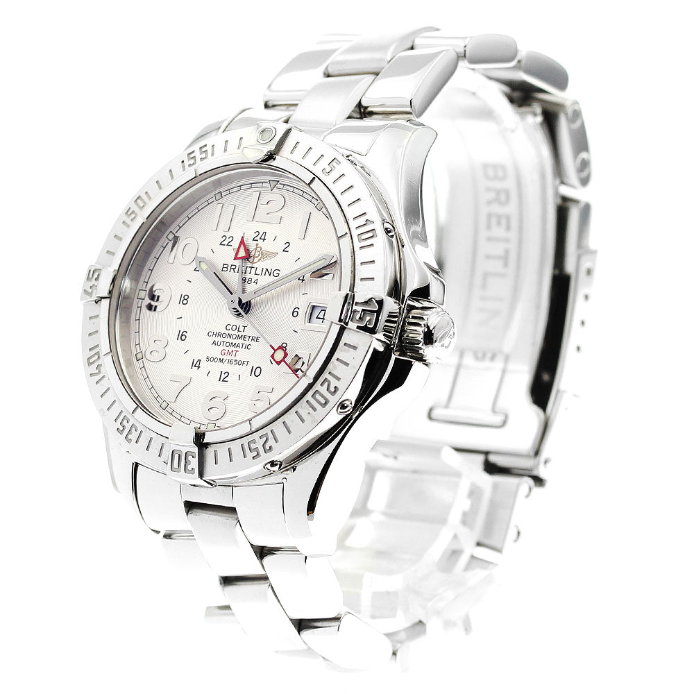 BREITLING Colt A32350 GMT Silver Dial Automatic Men's Watch_882908