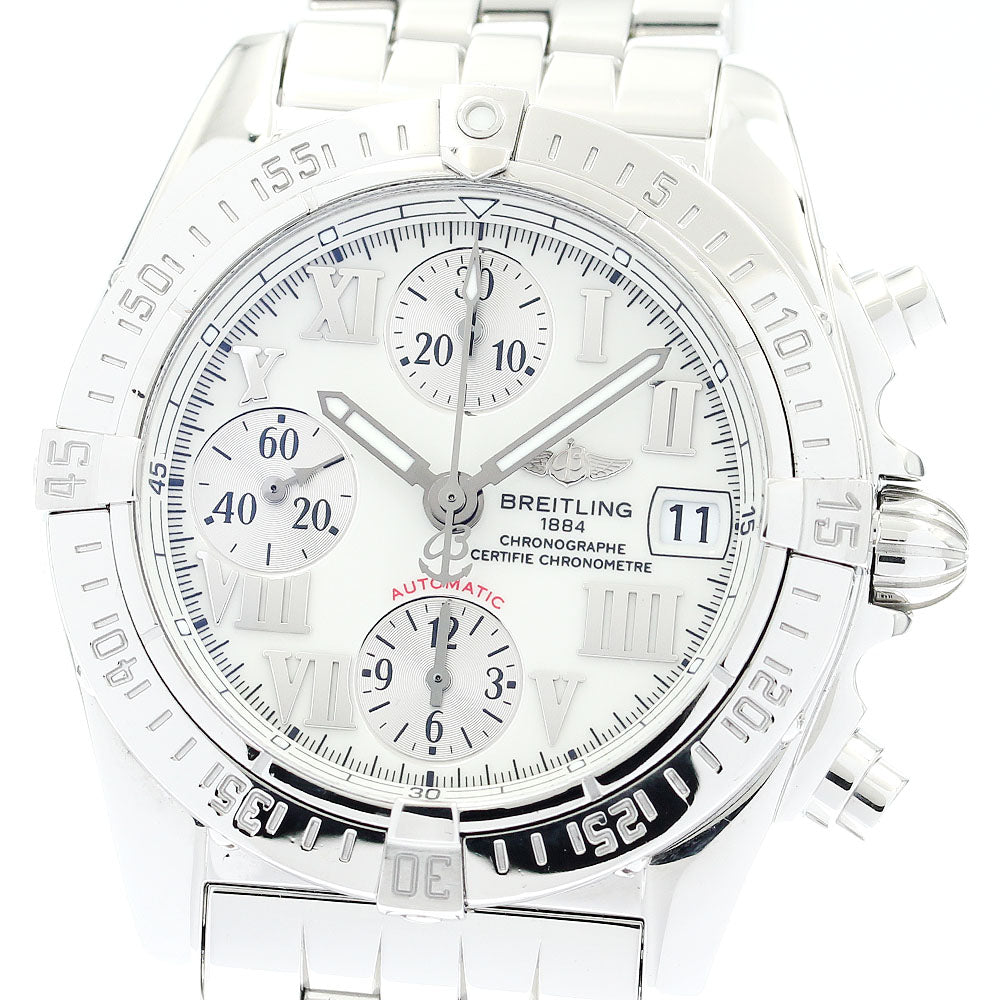 BREITLING Chrono cockpit A13358 Date white Dial Automatic Men's Watch_882926