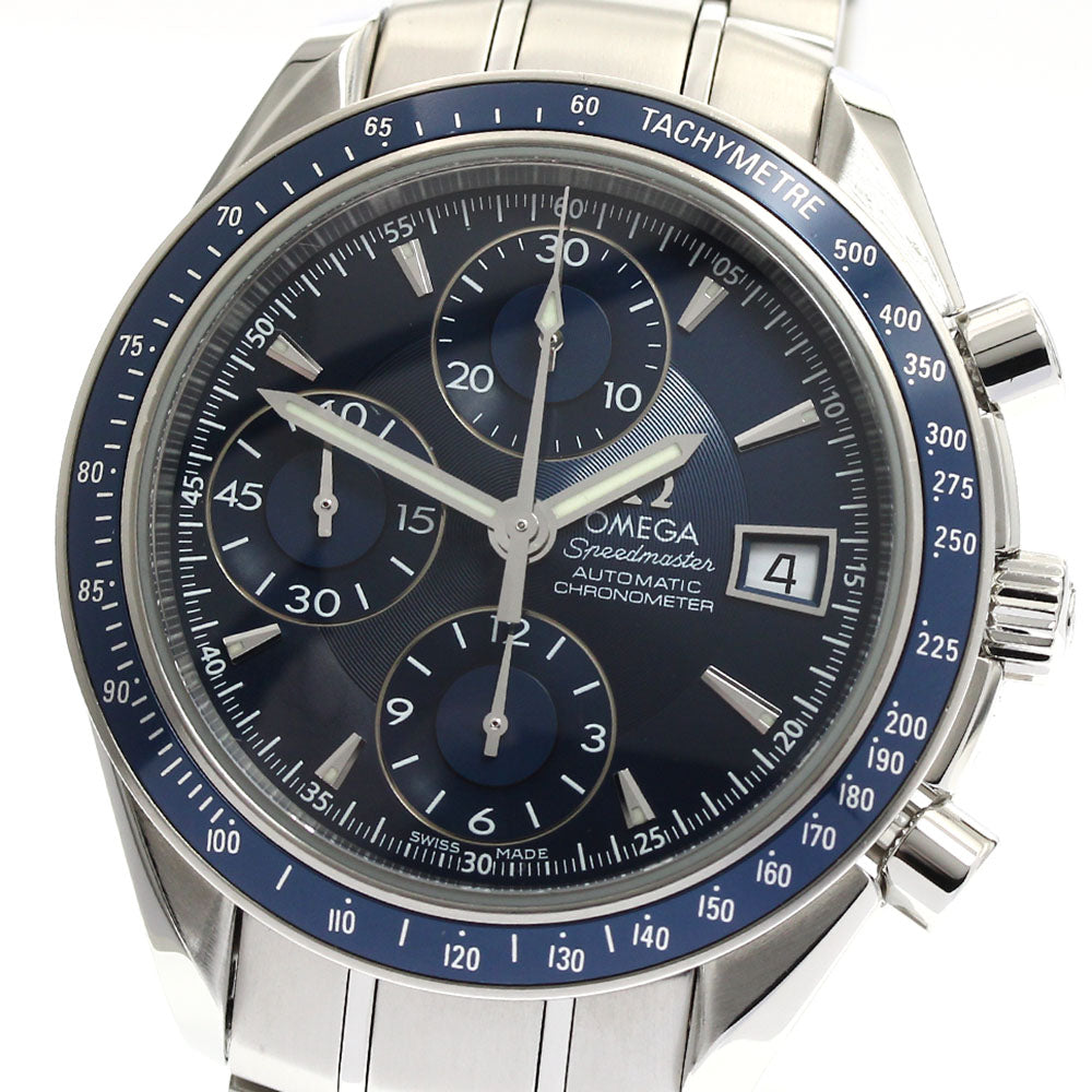 OMEGA Speedmaster 3212.80 Date Chronograph blue Dial Automatic Men's_882927