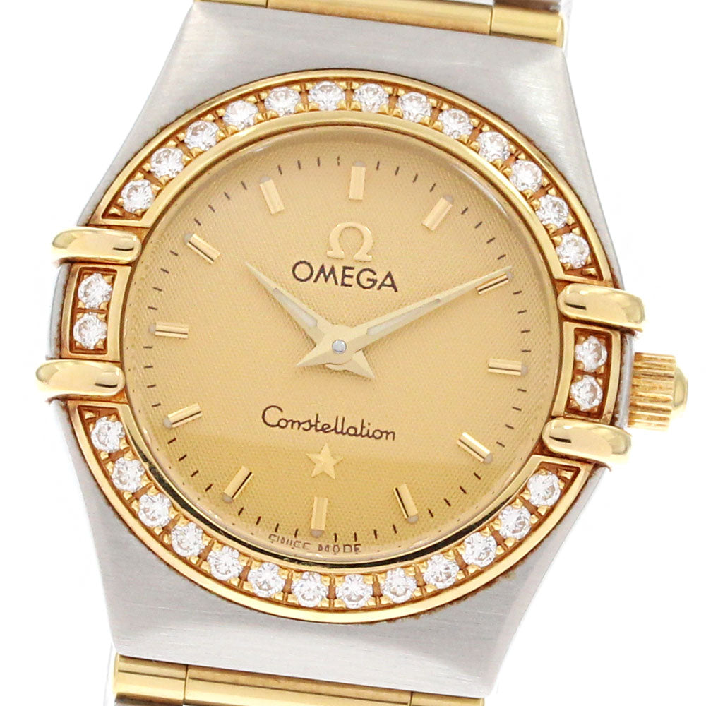 OMEGA Constellation Mini 1267.10 Diamond bezel Full bar Quartz Ladies_882934