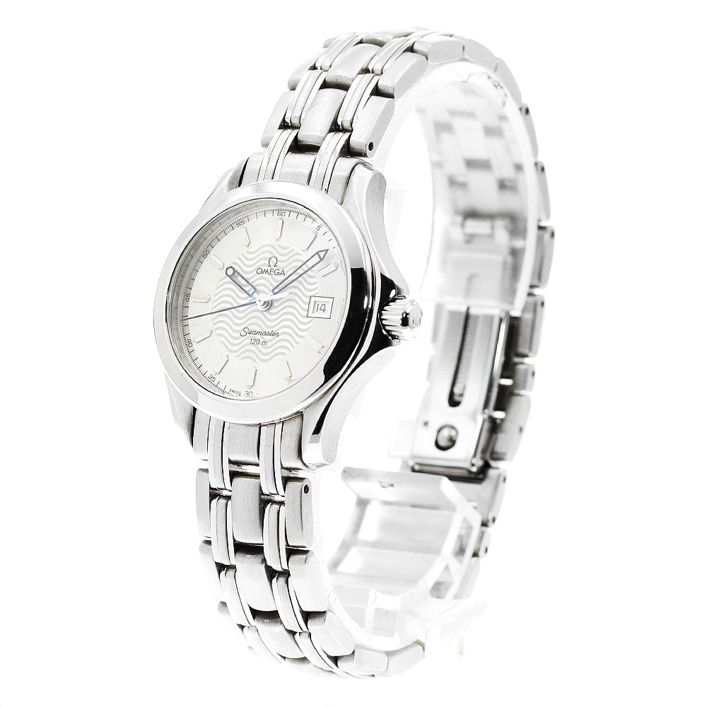 OMEGA Seamaster120 2581.31 Date Silver Dial Quartz Ladies Watch_883005