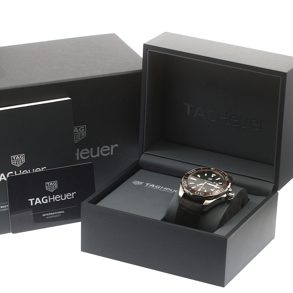 TAG HEUER Aqua racer WAY201N Caliber 5 black Dial Automatic Men's Watch_883088
