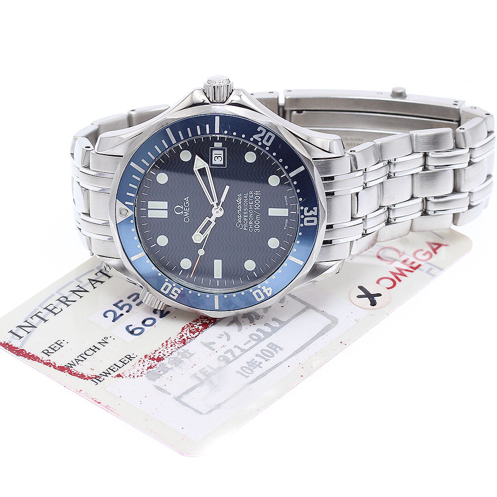 OMEGA Seamaster300 2531.80 Date Navy Dial Automatic Men's Watch_883089