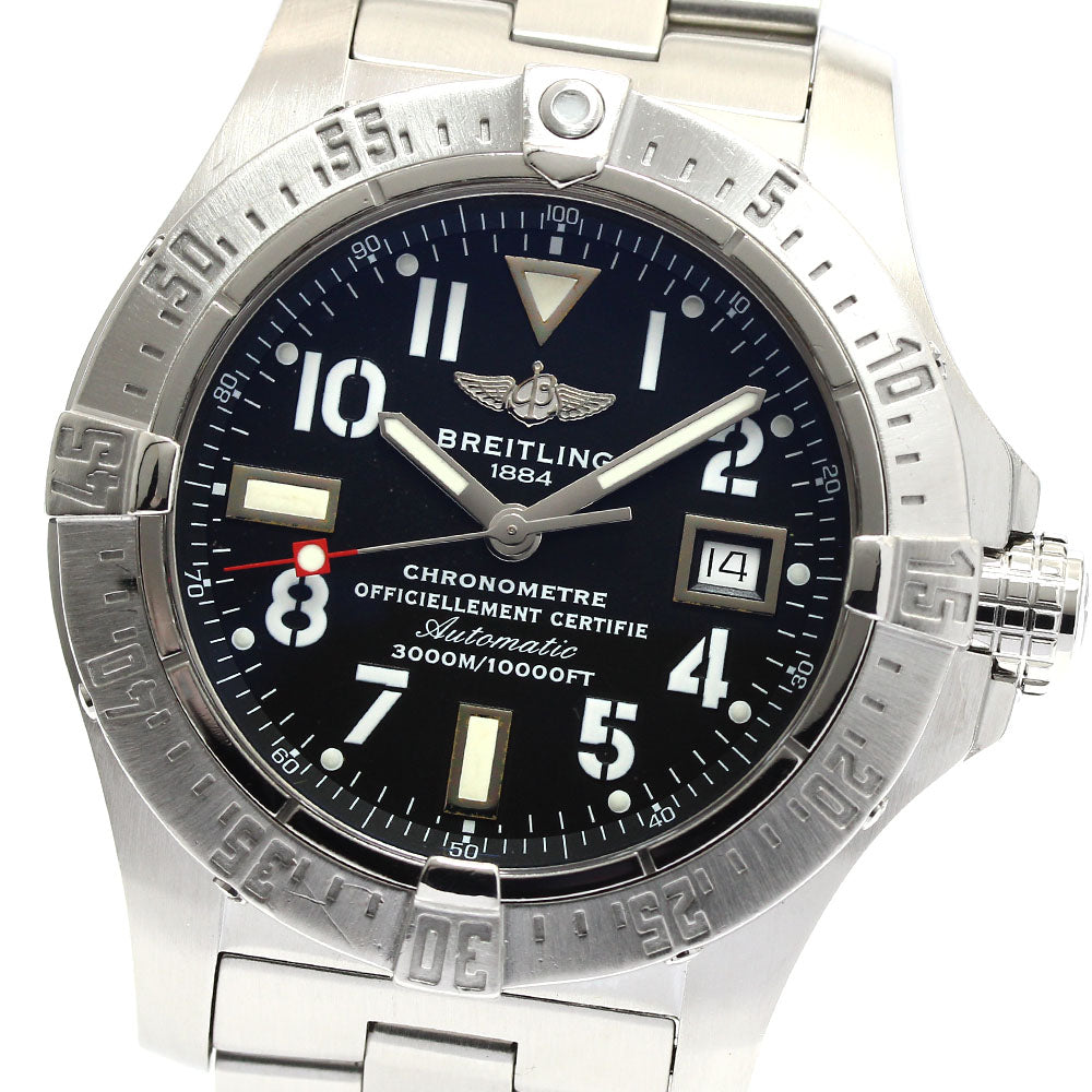 BREITLING Avenger Seawolf A17330 Date black Dial Automatic Men's Watch_883095