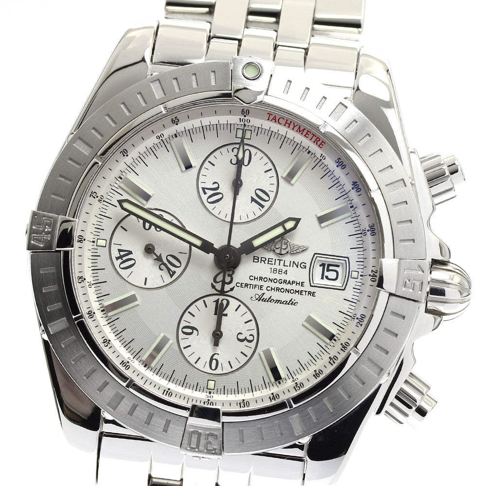 BREITLING Chronomat Evolution A13356 Date Chronograph Automatic Men's_883096