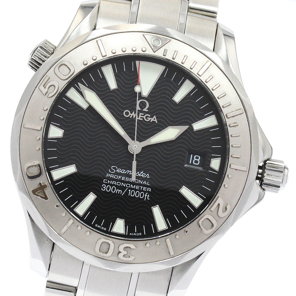OMEGA Seamaster300 2230.50 WG bezel black Dial Automatic Men's Watch_883100
