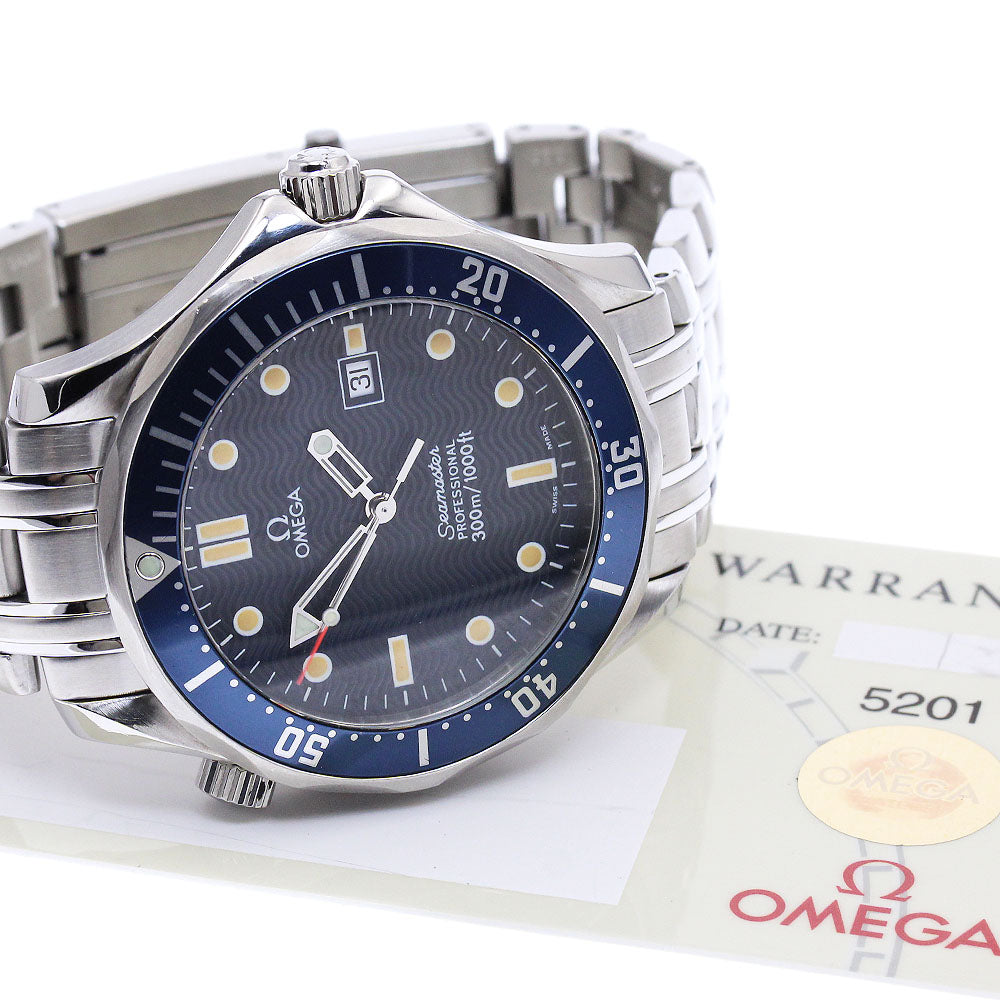 OMEGA Seamaster300 2541.80 Date Navy Dial Quartz Men's Watch_883105