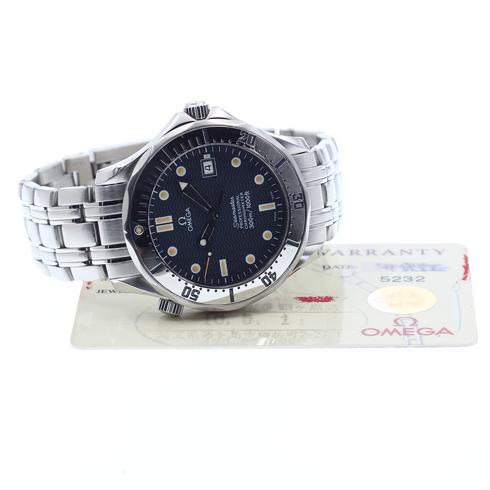 OMEGA Seamaster300 2532.80 Date Navy Dial Automatic Men's Watch_883109