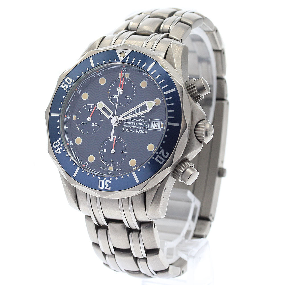 OMEGA Seamaster300 2298.80 Chronograph Navy Dial Automatic Men's Watch_883116