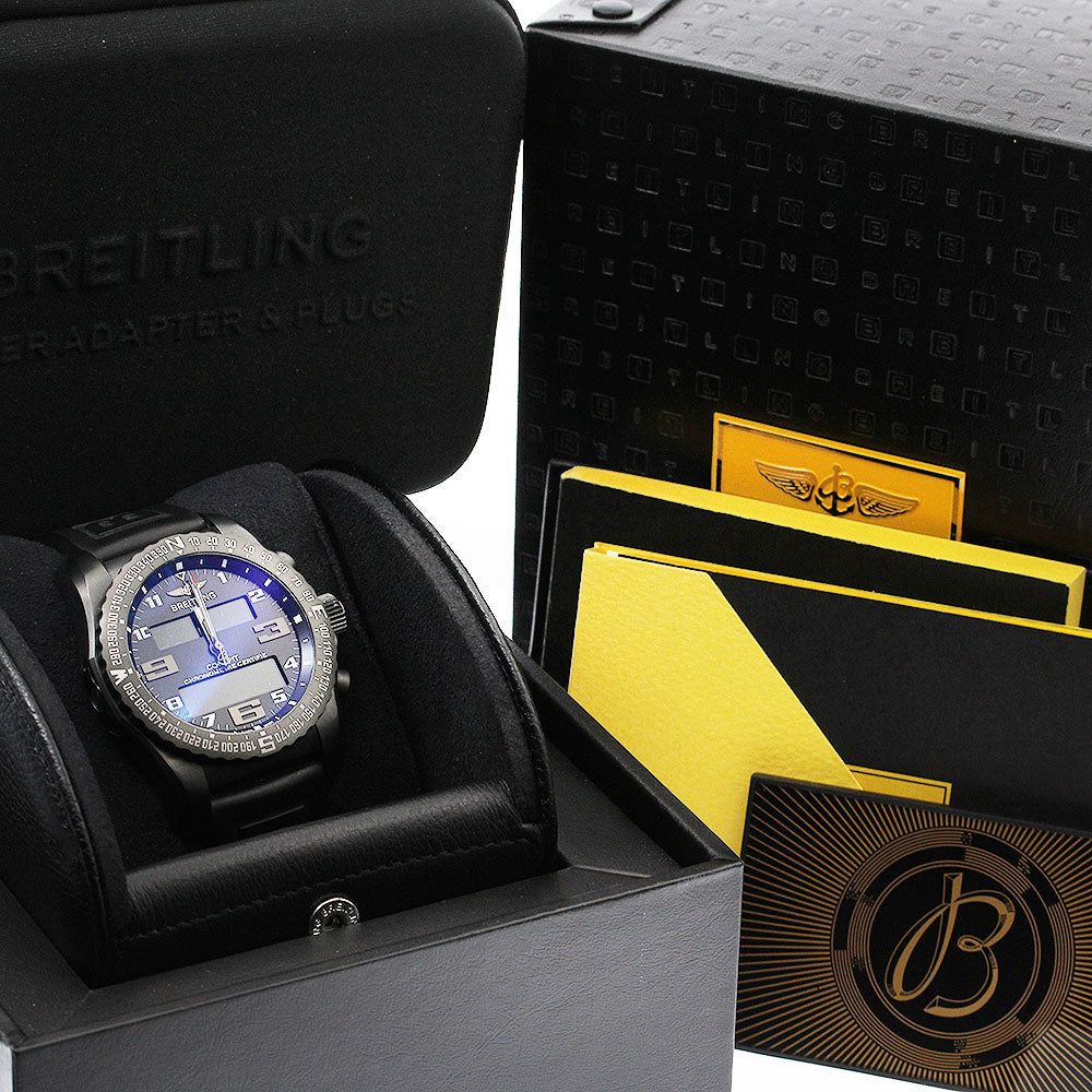 BREITLING Cockpit B50 Night Mission VB5010 black Dial Quartz Men's Watch_883165