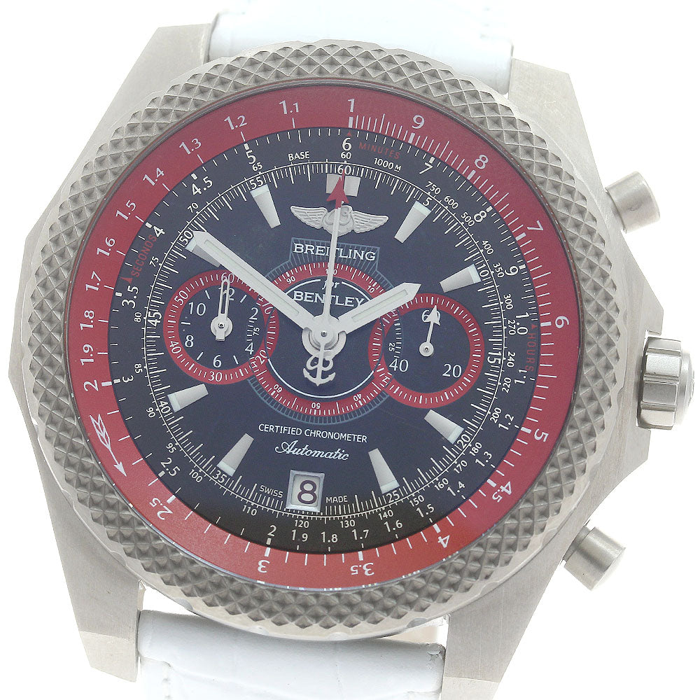 BREITLING Bentley Super Sports Light Body E27365 Chronograph Black / red Dial Automatic Men's Watch_883195