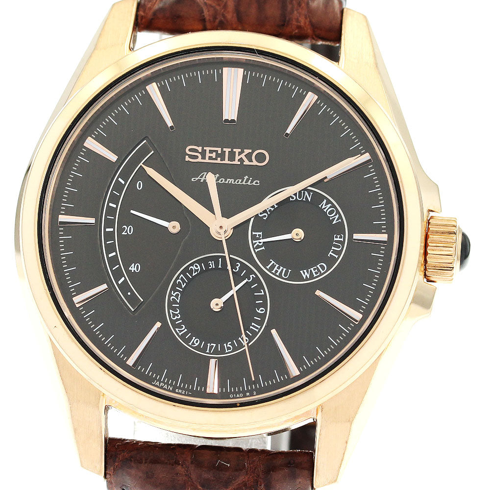 SEIKO Pureza SARW034/6R21-01D0 Date Brown Dial Automatic Men's Watch_883205