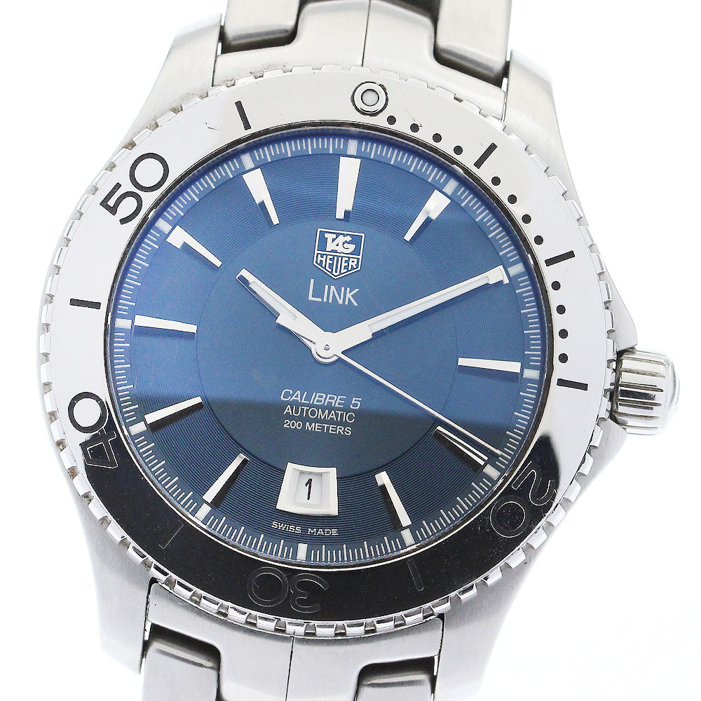 TAG HEUER Link WJ201C.BA0591 Caliber 5 Navy Dial Automatic Men's Watch_883212