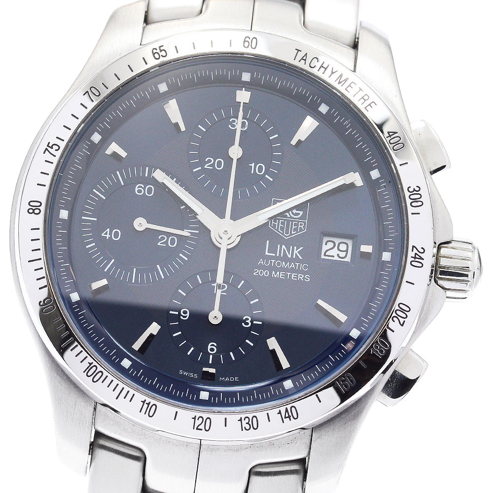 TAG HEUER Link CJF2114.BA0576 Chronograph Navy Dial Automatic Men's Watch_883216
