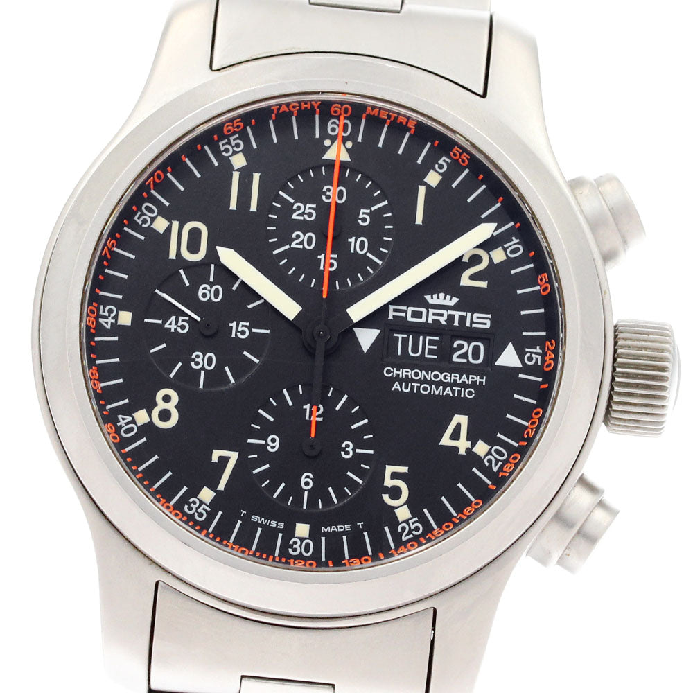FORTIS B42 635.22.141 Chronograph day date black Dial Automatic Men's_883225