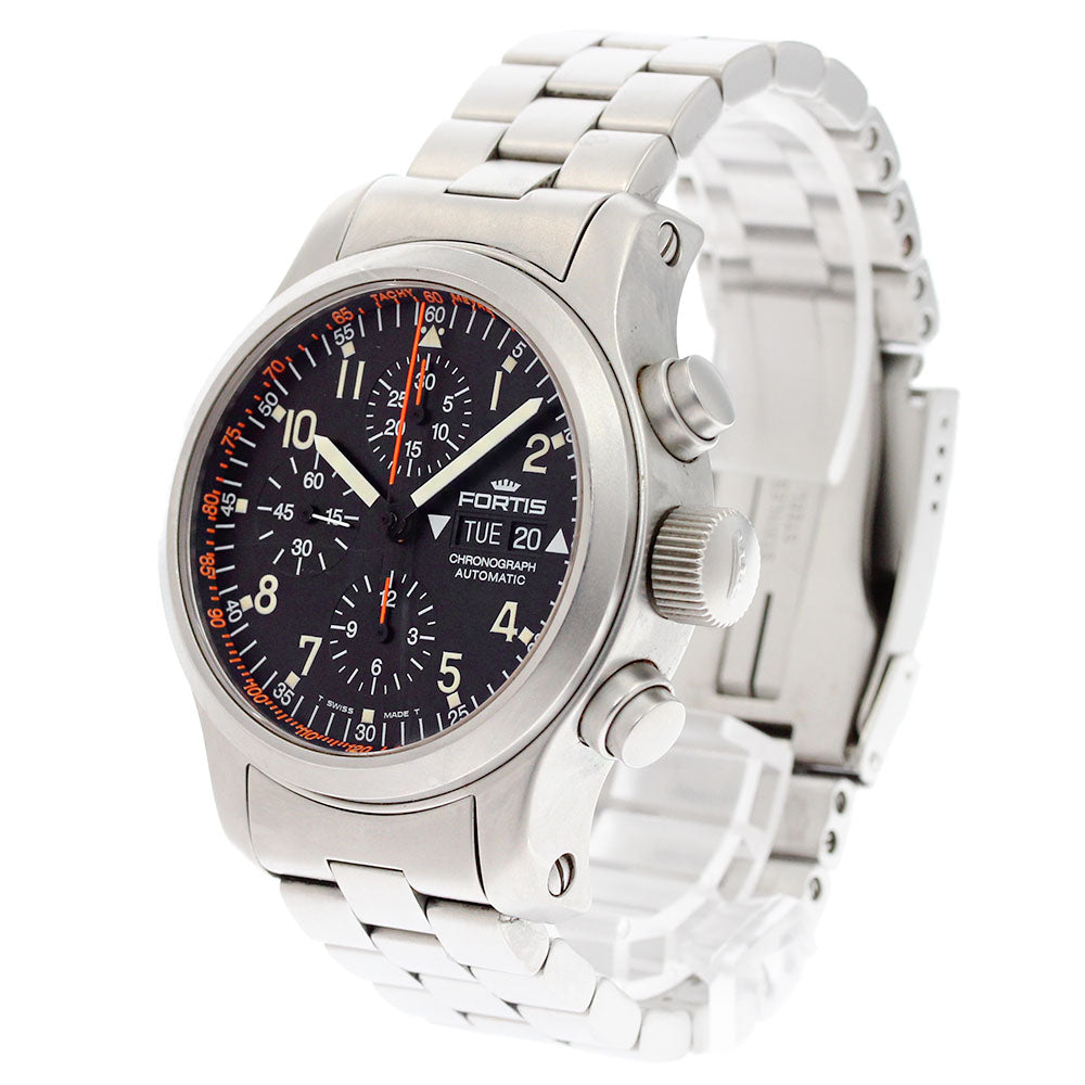 FORTIS B42 635.22.141 Chronograph day date black Dial Automatic Men's_883225
