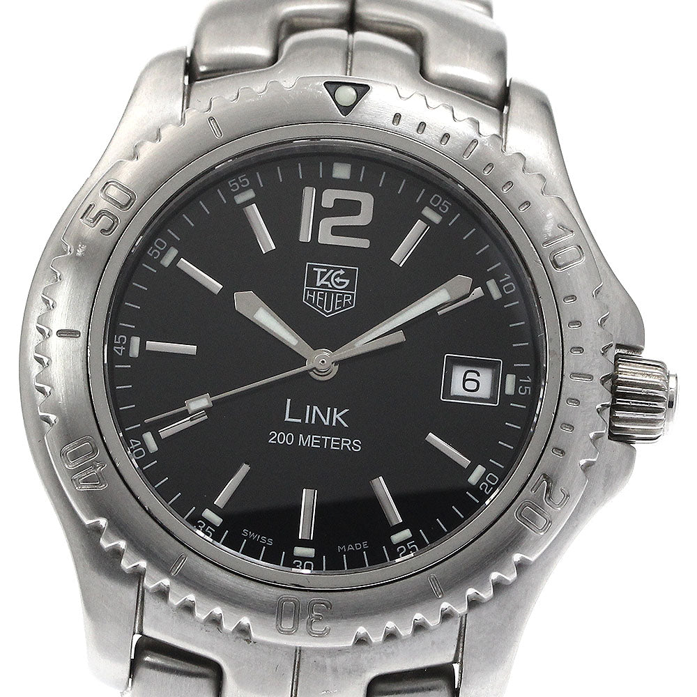 TAG HEUER Link WT1110-0 Date black Dial Quartz Men's Watch_883235
