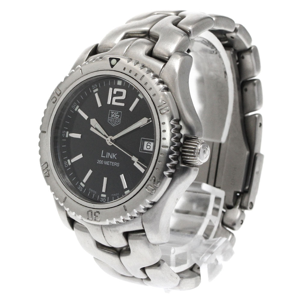 TAG HEUER Link WT1110-0 Date black Dial Quartz Men's Watch_883235