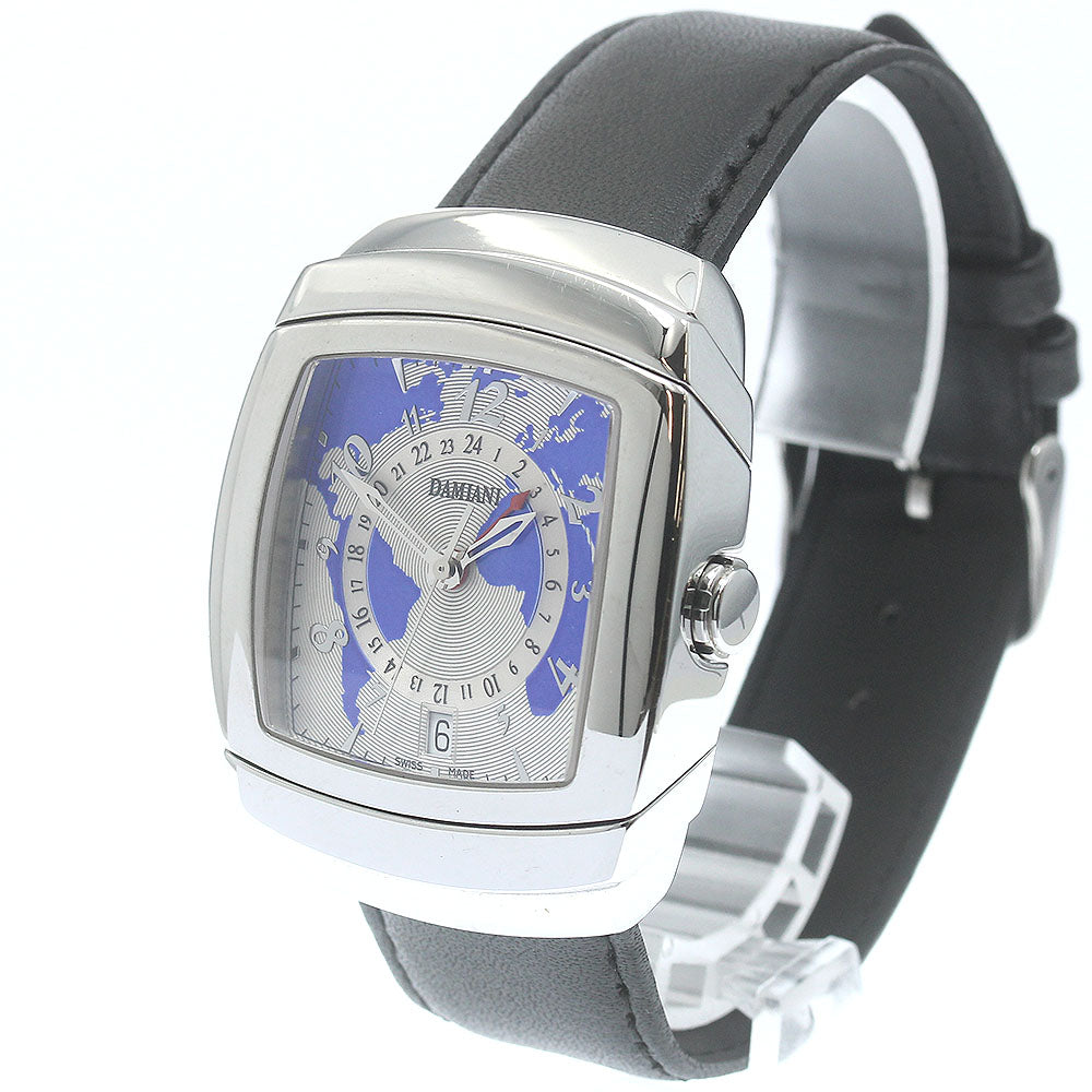 Damiani DX005AC Date Silver / Blue Dial Automatic Men's Watch_883236