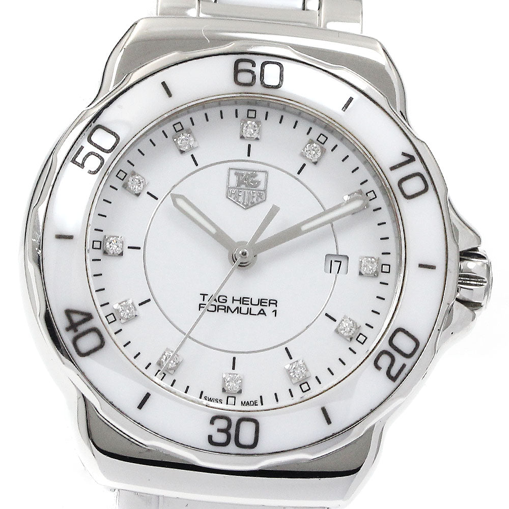 TAG HEUER Formula 1 WAH1315.BA0868 12P diamond date Quartz Ladies Watch_883243