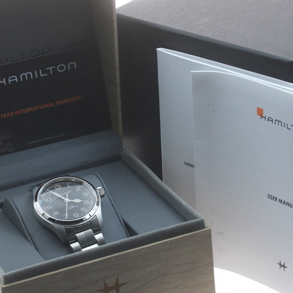 HAMILTON Khaki Field Murph H704050 Black Dial Automatic Men's Watch_883246