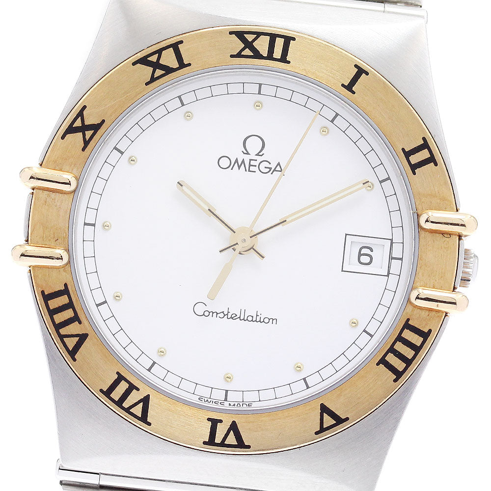 OMEGA Constellation Date white Dial Quartz Men's Watch_883247